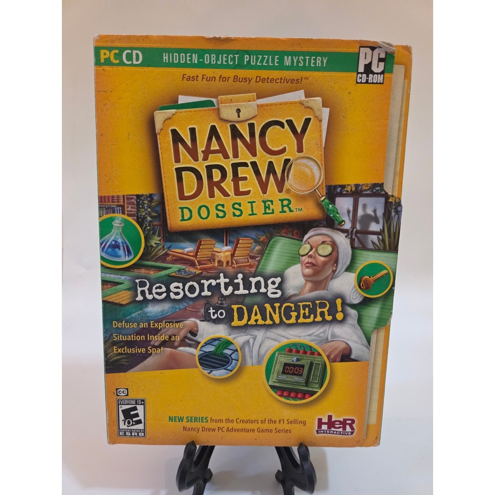 Nancy Drew Dossier Resorting to Danger PC CD-ROM HeR Interactive 2009 Game